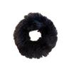 Peluche de piel sintética de conejo banda para el cabello de intestino grueso para mujer niña banda de goma para moño simple que combina con todo cuerda para atar el cabello accesorios para el cabello de coleta otoño e invierno