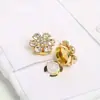 Fabricante de Cubre Botones de Pedrería Gemelos para Puños de Camisa Accesorios de Ropa Cubre Botones de Diamante