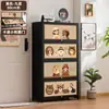 Sapateira Simples para Crianças à Prova de Poeira para Entrada de Casa com Porta Sapateira para Porta de Entrada de Casa Multicamadas com Porta Armazenamento Armário de Sapatos Integrado Multifuncional