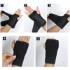 Protetor para Esportes ao Ar Livre Proteção com Placa de Aço Protetor de Pulso Protetor de Palma Equipamento de Fitness Esportivo Tecido OK Cinta de Fixação do Osso do Carpo
