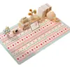 Alfombrilla de Escritorio Fresca Estilo Fair Isle, Impermeable, Resistente a Manchas, Segura y Protectora para la Vista, Alfombrilla Especial para Escritorio de Estudio Infantil