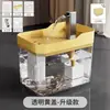 Bebedouro Automático para Gatos de Estimação Bebedor Alimentador de Água Circulação Fluida Cão Alimentação Água Plugue Eletrizado Revestido em Pó