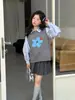Conjunto de Chaleco y Camisa de Manga Larga para Niñas de Otoño Nuevo Ropa Infantil Conjunto de Dos Piezas para Niñas Infantiles Estilo Academia