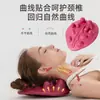 Almohada Masajeadora Cervical Almohada de Presión con Dedos Corrector de Joroba Cervical Desbloqueador de Columna Vertebral Cuello Masajeador de Cabeza Hombro Cuello