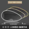 Espejo de baño de forma irregular transfronterizo, espejo inteligente con iluminación LED sensible al tacto, espejo de maquillaje