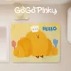 Jogo Americano de Couro Criativo Desenho Animado, Doméstico, à Prova d'Água e de Óleo, Tapete de Secagem para Tigelas e Pratos, Jogo Americano Anti-Queimadura para Balcão de Bar, Fácil de Limpar