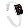 Correa de silicona para Apple Watch 8/Ultra/7/SE/6/54, ajuste deportivo ajustado, compatible con cintura pequeña.
