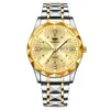 Reloj Digital de Negocios para Hombre Rombo Exportación Extranjera Calendario Doble Chino e Inglés Luminoso Impermeable Correa de Acero Reloj No Mecánico