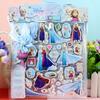 Princesa Congelada Sofía Dibujos Animados Infantiles Tridimensional Vestir Doble Capa Flor de Perlas Borla Colgante Bolsita Antigua de Niña Pasta