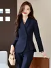 Traje Nuevo de Primavera y Otoño Traje Temperamento Femenino Recepción Salón de Belleza Joyería Ropa de Negocios Vestido para Mujer Ropa de Trabajo Venta al por Mayor