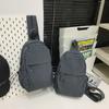Mochila Pequena Funcional de Montanha Masculina 2024 Nova Moda Bolsa de Peito Externa Feminina Satchel Versátil Bolsa de Ombro Casual Estudantil