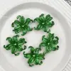 ABS Imitación Perla Cola de Fénix Flor de Iris Soporte Pétalos Tridimensionales Hecho a Mano DIY Estilo Antiguo Pasador Pasador Pendientes Broche Accesorios