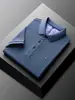 Camisa POLO de Comércio Exterior Transfronteiriço Verão Masculino de Manga Curta Novo Casual de Meia-idade e Jovem Negócios Casual High-end Bordado Lapp T-shirt