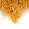 Venta Caliente Transfronteriza Decoración de Área Escénica con Paja Artificial Techo de Teja de Paja Simulada Plástico Amarillo Paja Falsa Personalizado Venta al por Mayor