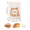 Bolsas Reutilizáveis com Cordão para Pão, Sacos de Embalagem para Baguetes, Sacos de Pão de Algodão com Cordão para Comércio Exterior