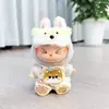 Solo ropa] la primera y segunda generación Labubu muñeco tela tela colgante correa falda sentada fiesta ángel lazo adorable