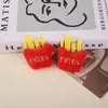 Muñeca Colgante de Peluche de Dibujos Animados Broche Lindo Muñeco de Hamburguesa Papas Fritas Tostada Llavero de Pata de Pollo Accesorios de Decoración