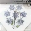 Copos de Nieve Acrílicos Transparentes de Colores Colgante DIY para Árbol de Navidad Estéreo de Doble Cara Cortina para Puerta Estilo Joyería Accesorios