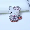 Lindo pasador lateral de dibujos animados para niños, pinza de pico de pato Hello Kitty para niñas pequeñas, pasador femenino