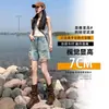 Shorts Jeans Feminino de Verão Finos 2025 Novo Design Hot Girl Emagrecedor Tendência Shorts Rasgados