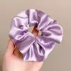 Elástico de cabelo com laço de renda francesa, scrunchie oversized, estilo casual, acessório de cabelo para coque elegante, faixa de cabelo, elástico de cabelo grande para mulheres