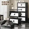 No requiere instalación, armario de almacenamiento plegable con doble puerta y ruedas, armario multicapa para almacenamiento de ropa y juguetes para uso doméstico, venta al por mayor