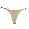 Europeo y Americano Comercio Exterior Transfronterizo Calado Tanga de Tirantes Finos para Mujer Bikini de Cintura Baja Braguitas Sexy Lencería