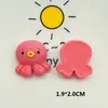 Conejo Oveja Rana Pulpo Elefante Bebé Oso Taza de Agua Parche Funda para Teléfono Móvil Material Sombrero Pinza para el Cabello Accesorios de Resina