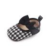 Zapatos de bebé de suela suave, zapatos de princesa para bebé, zapatos de cuadros con lazo, zapatos para bebé al por mayor BL2240