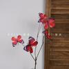 Simulación 3D 5 Cabezas Rama Muerta Flor Mariposa Internet Celebrante Explosiones Ventana Decoración Hogar Arreglo Floral Accesorios Paisaje Flor Artificial Falsa