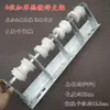 Soporte para poste de calle de línea aérea de bajo voltaje, soporte angular de poste para cable eléctrico galvanizado de 2 posiciones con soporte de aislador cerámico/cuenta aislante cerámica
