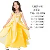 Ropa Infantil Vestido de Princesa Bella Vestido de Actuación Ropa para Niñas Vestido de Princesa con Mangas Abullonadas para Niños Pequeños
