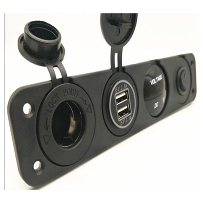 厂家 汽车房车游艇改装双USB4.2A手机充电器 5V 4.2A 升级款