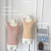 Outono e inverno Novo veludo colete térmico de veludo feminino sem costura slim all-match auto-aquecimento térmico underwear base camisa