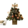 Set de Árbol de Navidad de Venta Caliente Transfronteriza Diseño de Escena Navideña Escritorio de Oficina DIY Accesorios Adornos