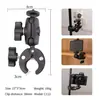 Braçadeira Universal de Dupla Cabeça para Acessórios de Fixação de Haste de Câmera de Celular, Braçadeira Caranguejo para Ciclismo, Suporte para Motocicleta