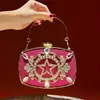 Bolsa de noite nova, primorosamente confeccionada, perfeita para festas glamourosas e ocasiões formais; uma bolsa de mão elegante e luxuosa que pode ser usada na transversal