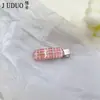 Pasador de Acetato a Cuadros de Color Puro Personalizado de Fábrica Pasador para Cabello Roto Flequillo Pasador de Cabello Pinza Lateral Pinza de Pato Accesorios para el Cabello Tocado para Mujeres