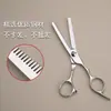 Tesouras Profissionais para Cabeleireiro Atacado do Fabricante, Tesouras Integradas de Aço Inoxidável Domésticas para Cortar Franja, Ferramenta de Autocorte de Cabelo