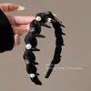 Faixa de cabeça antiderrapante para lavar o rosto, faixa de cabeça para o topo do crânio, acessório de cabelo feminino de luxo leve de alta qualidade, novo estilo primavera/verão 2026