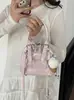 Bolso Bowling de Lujo de Nicho Estilo Universitario Retro, Bolso Boston de Hombro Versátil y de Moda para Mujer