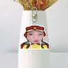 Llavero Acrílico Doble Cara con Fondo Blanco Puro para Decoración de Mochila, Similar a Artículos Tendencia de Tiktok