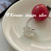 Estilo K de Design de Estilo Ins de Estilo Japonês Joias Prata de Lei S925 Flor de Ameixeira Cola Anel de Indústria Pesada Luxo Acessível Anel Exquisito para Mulheres