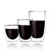 Vaso de Vidrio Transparente de Alto Borosilicato Aislado de Doble Capa para Bebidas Frías Vaso de Vidrio para Café Vaso para Agua Vaso para Leche Casero para Desayuno