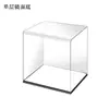 Adornos de Caja de Regalo Acrílica para Regalar, Propuesta, Caja de Rosa Flor Eterna, Caja de Exhibición Transparente, Tapa de Espejo para Polvo, Personalizable