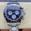 Reloj para Hombre Rolex Daytona Serie 40mm Multifuncional Cronógrafo Incrustado de Diamantes Mecánico Totalmente Automático Aliexpress