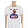 Camisetas para Hombres para Campañas, Camisetas Electorales, Camisetas Blancas, Diseño Gratuito con tu Imagen, Camisetas Electorales de Verano