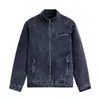 Novos Tops Jeans Retrô Masculinos Top Casual para Jovens Estilo Coreano Tendência Cor Sólida Tops Largos Masculinos