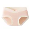 Pantaletas de Maternidad 10A de Modal, Verano Finas Transpirables Sin Costuras de Cintura Baja en Forma de V con Soporte Abdominal Ropa Interior para Mujeres Embarazadas y Postparto