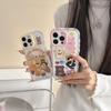 Ins Animais Fofos Adequado para Capa de Celular Iphone16Promax Apple 15Pro Estilo Criativo Novo 14 Totalmente Inclusivo 13